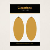 Moderne Dangle Ohrringe Schmuck Display Card (Vorderseite)