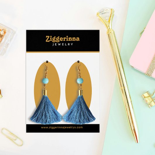 Moderne Dangle Ohrringe Schmuck Display Card