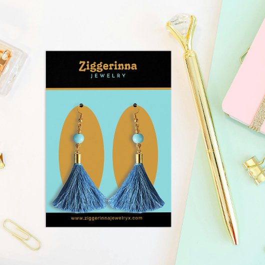 Moderne Dangle Ohrringe Schmuck Display Card