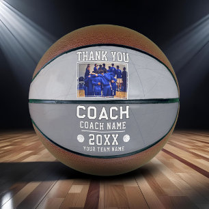 Moderne Dank an den Trainer Schilder Team Foto Bas Basketball