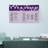 Moderne DANKE Banner + Ihr Backgr. Ideen (Messeveranstaltung)