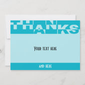 Moderne DANKE Banner + Ihr Backgr. Ideen (Rückseite)