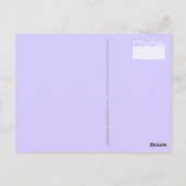 Moderne DANKE Banner + Ihr Backgr. Ideen Postkarte (Rückseite)