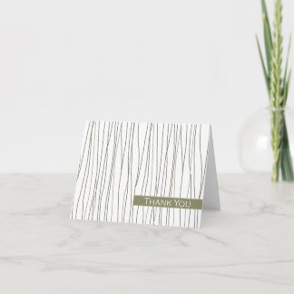 Moderne | danken Ihnen zu kardieren Dankeskarte