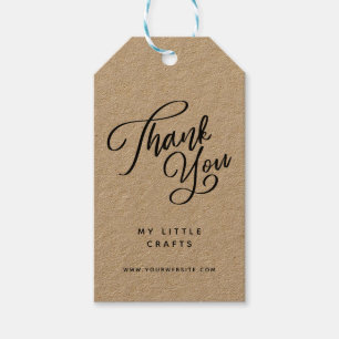 Moderne Dankeschön an Sie Script Geschenktasten Geschenkanhänger