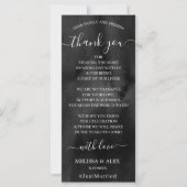 Moderne Dankeschön-Karte (Vorderseite)