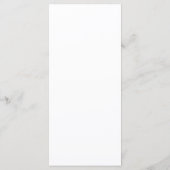 Moderne Dankeskarten für die Hochzeitsdinner-Tisch Programm (Rückseite)
