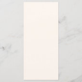 Moderne Dankeskarten für die Hochzeitsdinner-Tisch Programm (Rückseite)