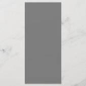Moderne Dankeskarten für die Hochzeitsdinner-Tisch Programm (Rückseite)
