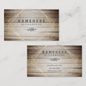 Moderne Dark Coffee Glitzer Business Card Visitenkarte (Vorne/Hinten)