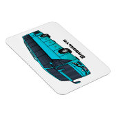 Moderne Darstellung des Cartoon von Personenbussen Magnet (Rechte Seite)