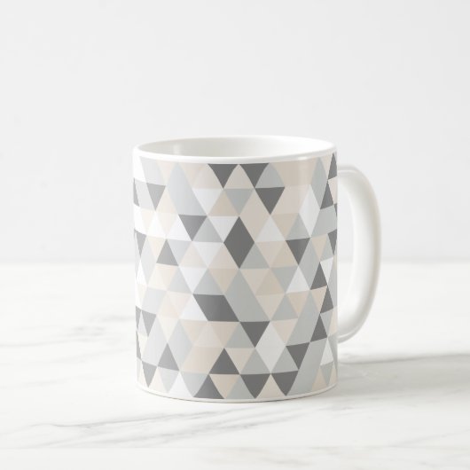 Moderne Darstellung geometrischer Muster Kaffeetasse (VorderseiteRechts)