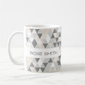Moderne Darstellung geometrischer Muster Kaffeetasse (Links)