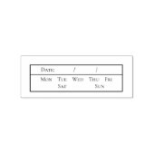 Moderne Date Fecha Rubber Briefmarke Gummistempel (Stempel)