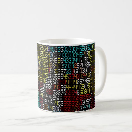 Moderne Datenstromgestaltung Kaffeetasse (VorderseiteRechts)
