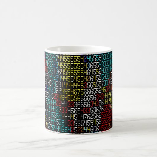 Moderne Datenstromgestaltung Kaffeetasse (Mittel)