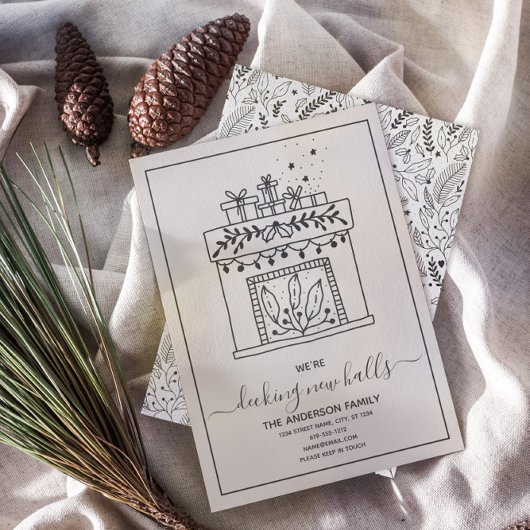 Moderne Decke neue Hallen Ankündigung über den Umz