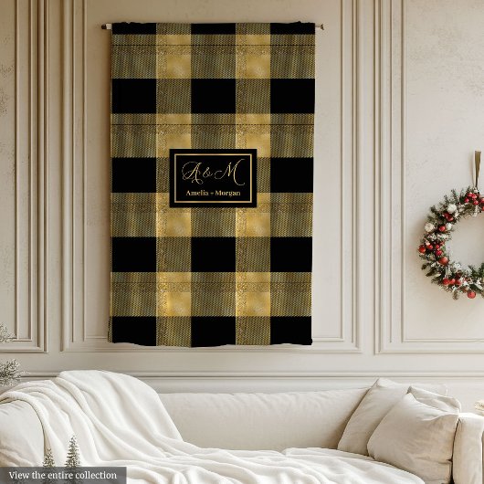 Moderne Decke Schwarz Gold Abschiedsgeschenk