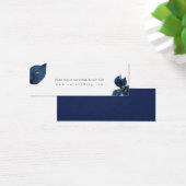 Moderne Deep Indigo Blue Wedding Website UAWG (Schreibtisch)