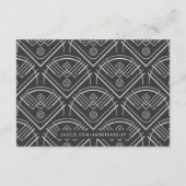 Moderne Deko Frame UAWG Enclosure Card - Grau Begleitkarte (Rückseite)
