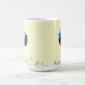 Moderne dekorative Blauvögel Kaffeetasse (Mittel)