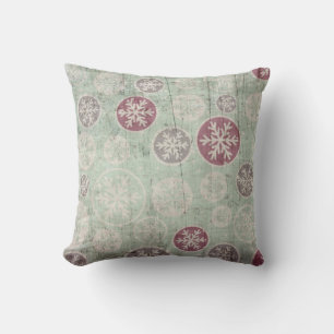 Moderne Dekorative Vintage Retro Kristall-Schneefl Kissen