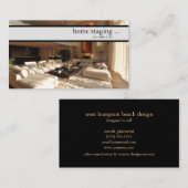 Moderne Dekorator-Zuhause Visitenkarte (Vorne/Hinten)