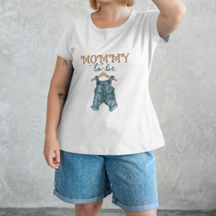 Moderne Denim Boy Blue Jean Baby Dusche T-Shirt
