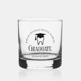 Moderne Dental School Graduation Party Personalisi Whiskyglas