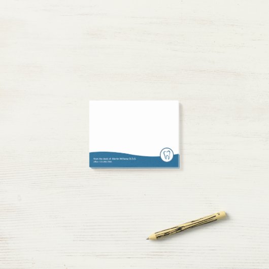 Moderne Dentist Office-Sticky-Notebooks Post-it Klebezettel (Auf Schreibtisch)