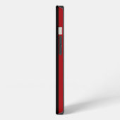 Moderne Design rote Mini-iPad-Hülle iPhone Hülle (Linke Seite)