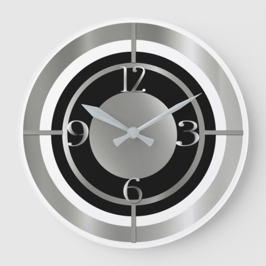 Moderne Design-Wall-Uhr Große Wanduhr (Vorderseite)
