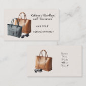 Moderne Designer Handtaschenzubehör Business Card Visitenkarte (Vorne/Hinten)