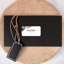 Moderne Designer-Rücksendeadressen-Aufkleber für R Adressaufkleber