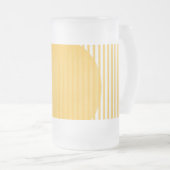 Moderne Designkunst Mattglas Bierglas (VorderseiteRechts)