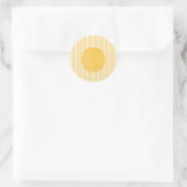 Moderne Designkunst Runder Aufkleber (Tasche)