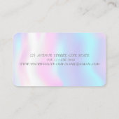 Moderne Designs,Holografie,Makeup Artist,Lips Visitenkarte (Rückseite)