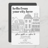 Moderne Destination City Moving Ankündigung (Vorne/Hinten)