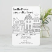 Moderne Destination City Moving Ankündigung (Stehend Vorderseite)