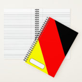 Moderne deutsche Flagge Notizblock (Innen)