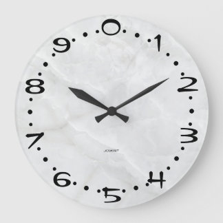 Moderne dezimale Zeit Basis-10-Zahlensystem-Kunstg Große Wanduhr