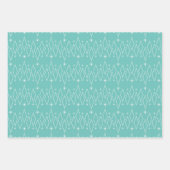 Moderne Diamanten Atomenergie Sternexplosionen Aqu Geschenkpapier Set (Vorderseite)