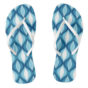 Moderne Diamanten aus dem Mittelalter, Denim-Blues Badesandalen