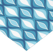 Moderne Diamanten aus dem Mittelalter, Denim-Blues Kurzer Tischläufer (Ecke)