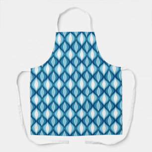 Moderne Diamanten aus dem Mittelalter, Denim-Blues Schürze