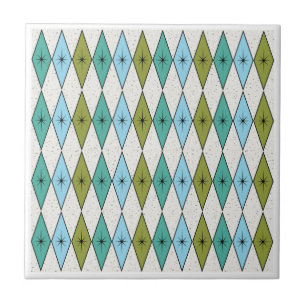 Moderne Diamanten aus dem Mittelalter Fliese