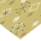 Moderne Diamanten aus dem Mittelalter gelb Kurzer Tischläufer (Ecke)