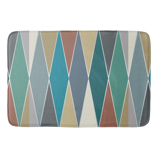 Moderne Diamanten aus dem Mittelalter (groß) Badematte (Vorderseite)