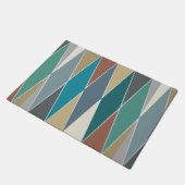 Moderne Diamanten aus dem Mittelalter (groß) Fußmatte (Schrägansicht)