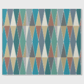 Moderne Diamanten aus dem Mittelalter (groß) Geschenkpapier (Flach)